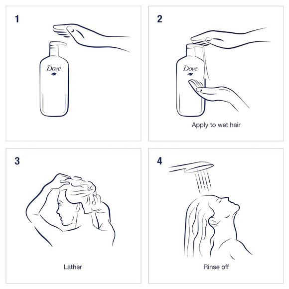 Dove Nutritive Solutions Daily Moisture, Shampoo and Conditioner Duo Set, 40 Oz - Picture 3 of 5